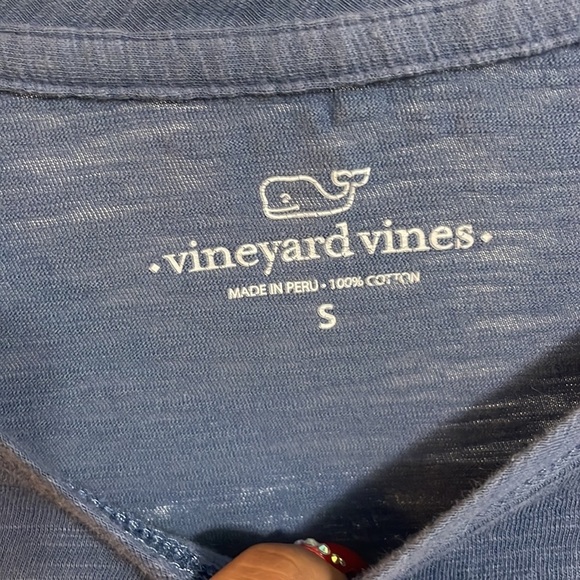 Vineyard Vines Long Sleeve blue USA shirt size S - Picture 5 of 5